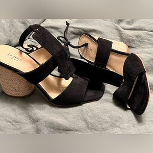 Botkier Womens Alexia Suede Ankle Strap Block Heels